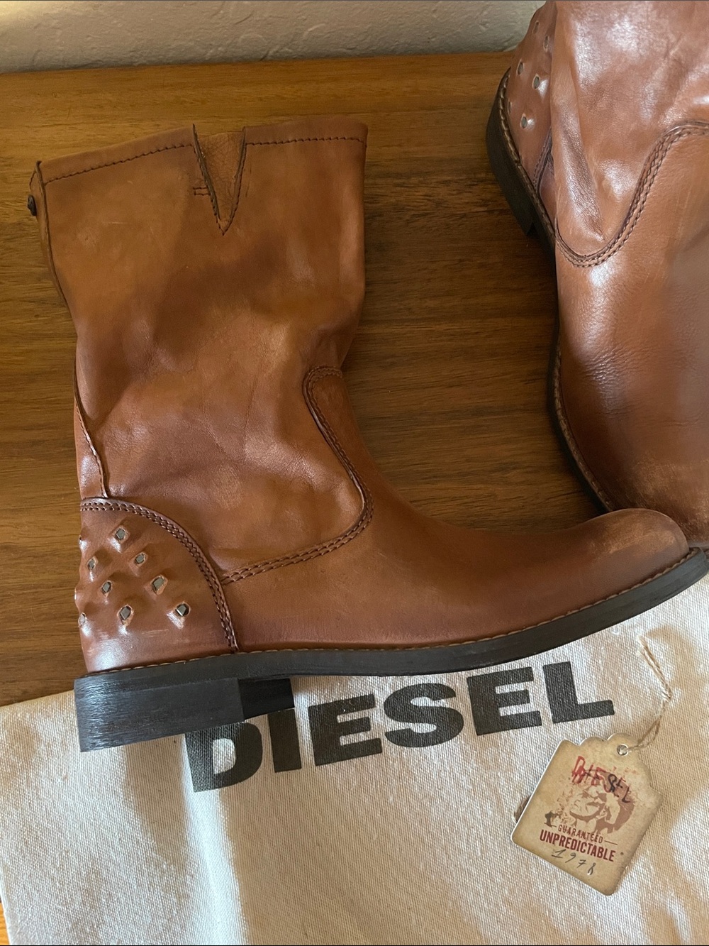 Diesel Boots Desert Women Size 7 or 37